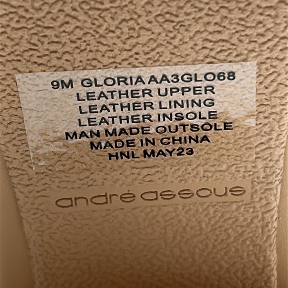 2105- André Assous Suede Ankle boots Beige Water Resistant Size 9 NWT - Picture 8 of 12